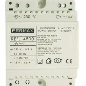 Alimentador Din4 230Vac/12Vac-1.5A - FERMAX